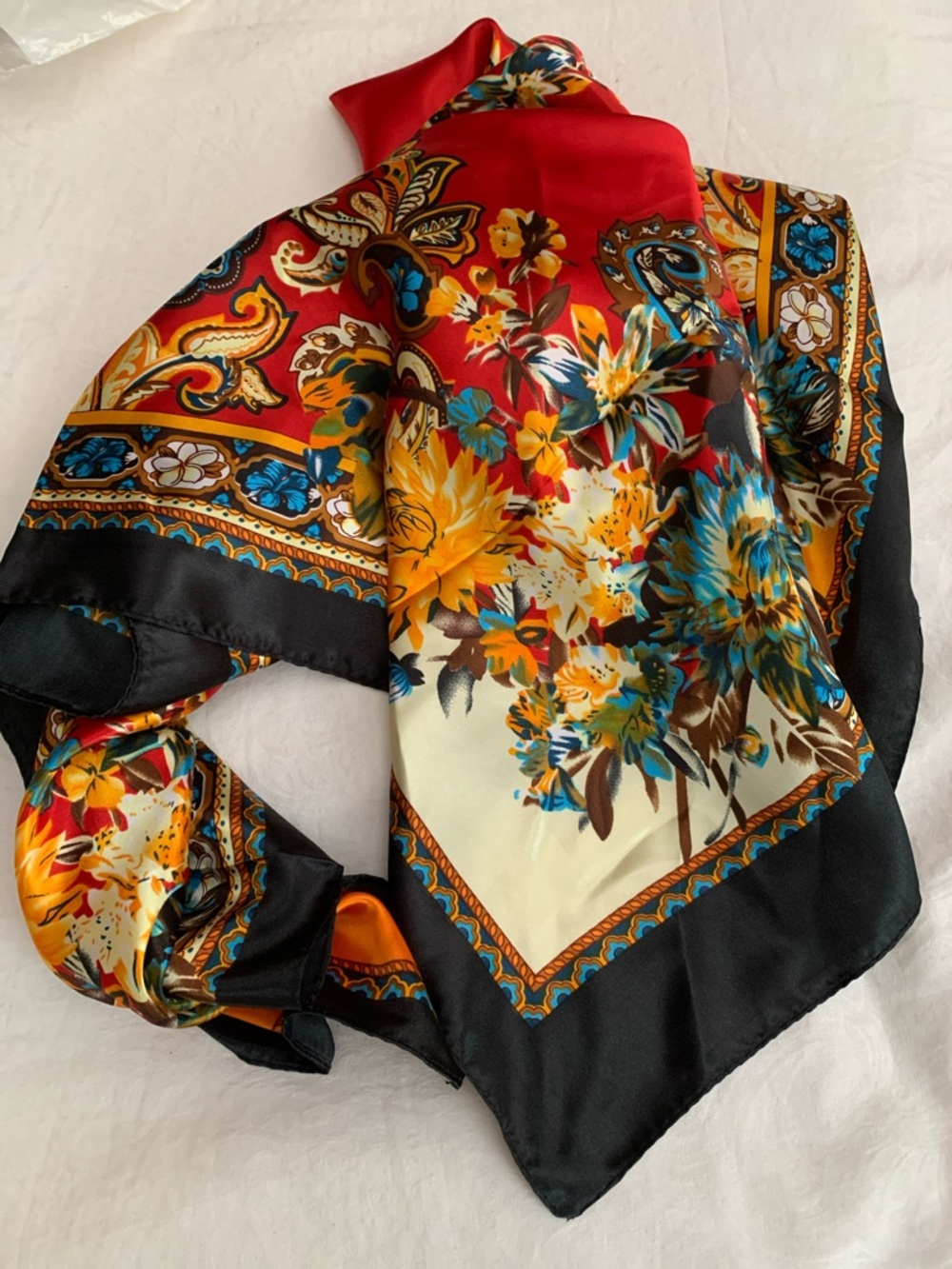 Colorful Print Scarf